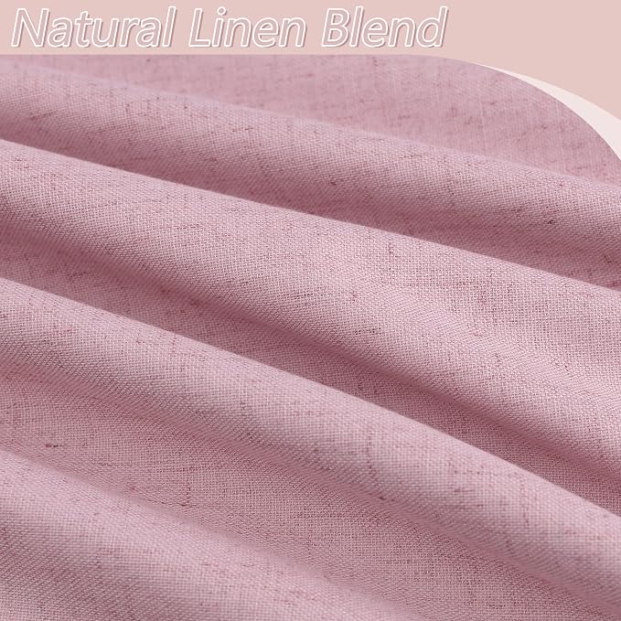 Guken 100% Blackout Curtains 102 Inch Length 2 Panels Set - Image 3