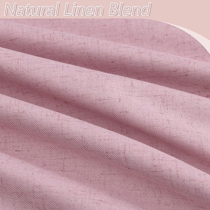 Guken 100% Blackout Curtains 108 Inch Length 2 Panels Set - Image 3