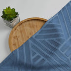 Simplebrand Sheer Dusty Blue Kitchen Curtains 24 Inch Length Tier Curtains 2 - Image 7
