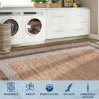 GarveeHome Small Bedroom Area Rug 3x5 Bordered Area Rug - Image 8