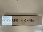 White Curtain Rods for Windows 48 to 88, Heavy Duty 5/8 Diameter Drape Rod Set - Image 2
