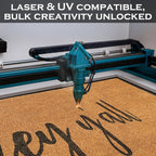 MAINEVENT Blank Mat 48x24 Inch, Plain Oversized Doormat - Image 4