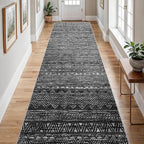 4x12 Washable Hallway Runner Rug：Moroccan Non-Slip Wide Runners - Image 8
