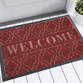 Yimobra Welcome Mat Outdoor Indoor, All-Season Waterproof Front Door Mat by Yimobra