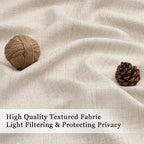 OWENIE Natural Valances for Windows 1 Pcs 18 Inch Length, Light Filtering - Image 3