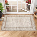 GarveeHome Modern Geometric Area Rug 2x3 Distressed Bordered Washable Non Slip by GarveeHome