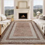 GarveeHome Area Rug 8x10 Modern Geometric Living Room Rug Non Slip, Thin by GarveeHome
