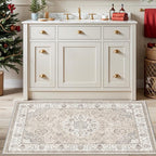Washable Hallway 3x4 Floor Mats: Farmhouse Non-Slip Kitchen Sink Area Rug - Image 5