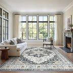 zesthome Washable Rug 6x9 Area Rugs, Stain Resistant Rugs by Zesthome