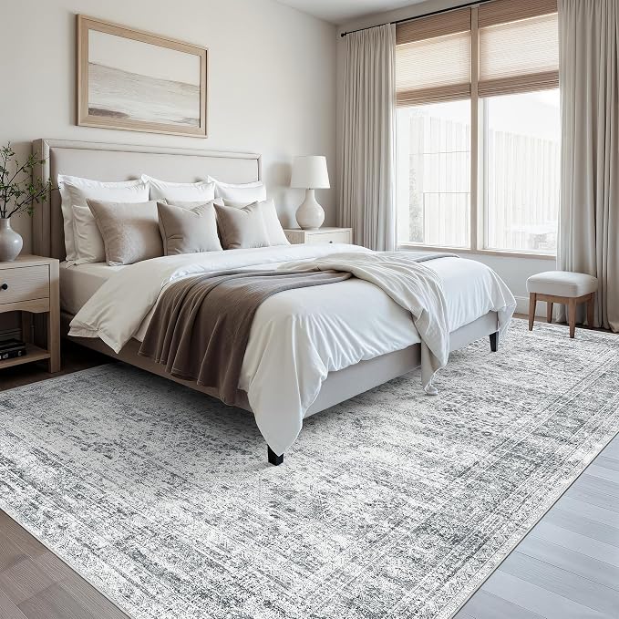 Washable Area Rug 8x12, Large Soft Rugs - Image 3