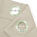LEMOMO Light Beige Thermal Blackout Curtains/42 x 72 Inch/Set of 2 Panels Room - Image 6