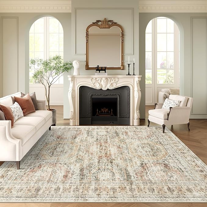 Washable Area Rug 8x10, Large Soft Rugs - Image 2