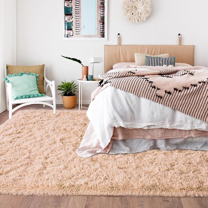 Rugs for Living Room 5x7, Soft Shaggy Modern Shag Area Rug for Bedroom - Image 3