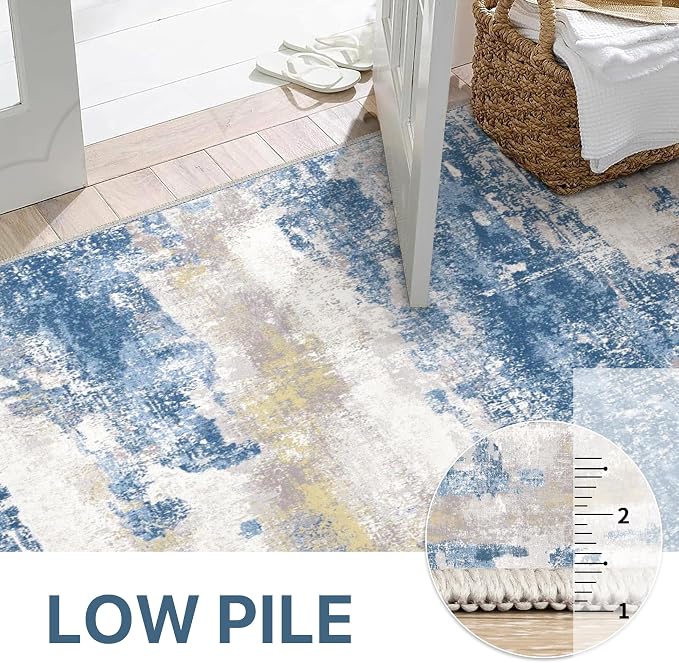 BEIMO Area Rugs 5x7 for Living Room Bedroom, Modern Abstract Machine Washable - Image 9