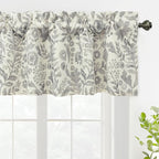 DriftAway Julia Lined Valance Double Layer Thermal Insulated Room Darkening by DriftAway