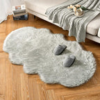 MIULEE Luxury Soft Fluffy Area Rug 3x5 Feet, Faux Fur Sheepskin Rug Decorative - Image 5
