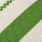 Fancy Homi Set of 1 Boho Lime Green Lumbar Decorative Throw Pillow Cover 12x20 - Image 4