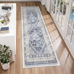 zesthome 2x6 Runner Rug for Hallways, Machine Washable Rug, Non Slip Vintage - Image 3