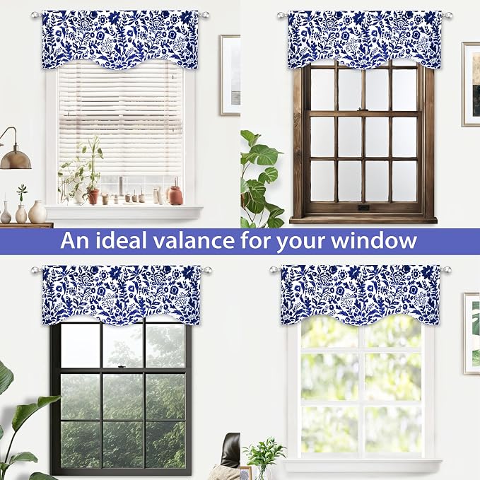 DriftAway Julia Lined Valance Double Layer Thermal Insulated Room Darkening - Image 8