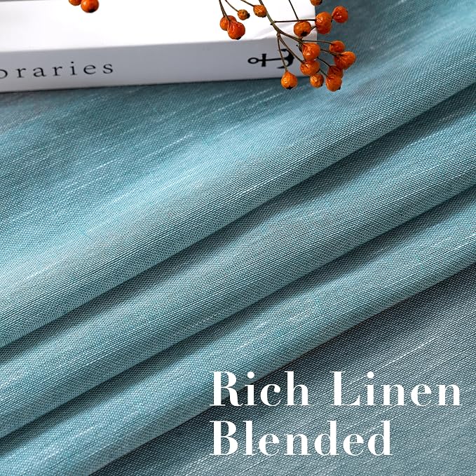 Window Treatments Linen Curtain Panels Open Weave - Image 4