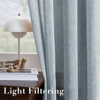H.VERSAILTEX Linen Curtains Flax Linen Blended Curtain Panels - Image 5