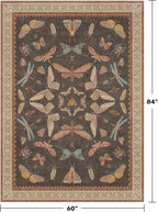 Washable Living Room Area Rug 5x7, Ultra Soft Carpet - Image 2