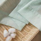 FMFUNCTEX Linen Sheer Curtains for Bedroom, Sage Green Curtains 84 inches Long - Image 6