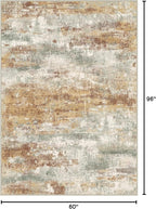 Area Rugs 5x8 for Living Room Bedroom, Modern Abstract Machine Washable Rug - Image 2