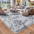 Rugs for Living Room 6x9, Soft Shaggy Modern Shag Area Rug for Bedroom by Quntue