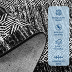 GarveeHome Modern Geometric Rug 4x6 Washable Rug - Image 3