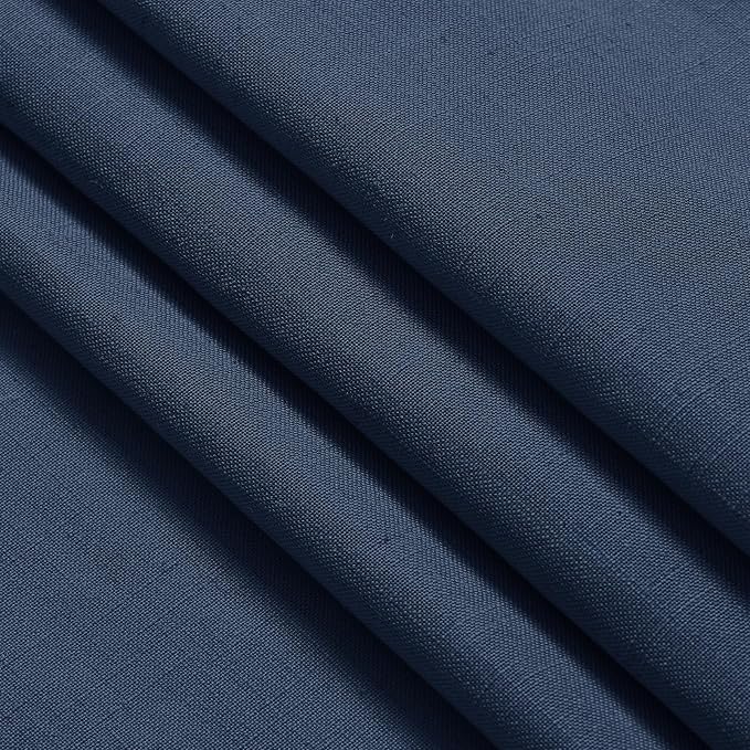 Denim Blue Linen Curtains 72 Inch Length - Image 7