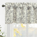 DriftAway Julia Lined Valance Double Layer Thermal Insulated Room Darkening by DriftAway