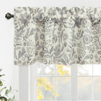 DriftAway Julia Lined Valance Double Layer Thermal Insulated Room Darkening by DriftAway
