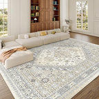 zesthome 10x12 Area Rugs, Stain Resistant Washable Rug, Ultra-Thin Rugs by Zesthome