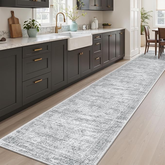 Runner Rug 2x10 Washable Non-Slip Hallway Runner Rugs by Soalmost