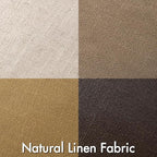 MIULEE Neutral Gold/Brown Linen Pillow Covers Pack of 4 Decorative Natural - Image 2