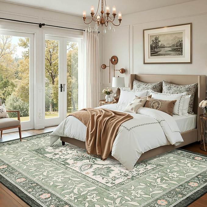GarveeHome Provence 8x10 Area Rugs - Image 2