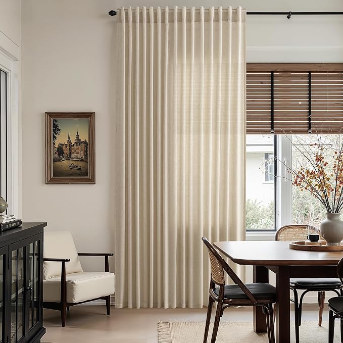 Taupe Burlywood Curtains 120 Inches Long - Image 6
