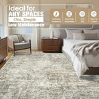10x14 Area Rugs for Living Room Rug Washable: Abstract Large Rug Indoor Modern - Image 2