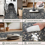 Boho Washable 4x6 Entryway Rug - Image 4