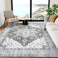 AMADA HOMEFURNISHING 5x7 Area Rugs, Washable Living Room Rug Low-Profile by AMADAHOMEFURNISHING