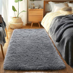 Runner Rugs for Bedroom 2x6 Rug Runners for Hallways Non Slip Soft Shag Bedside - Image 3
