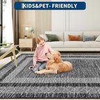 GarveeHome Extra Large Area Rug 10x13 Modern Geometric Rug - Image 6