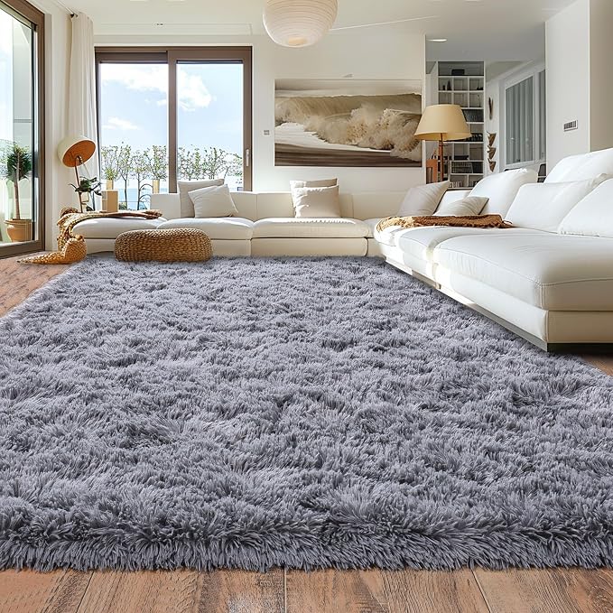 Rugs for Living Room 5x7, Soft Shaggy Modern Shag Area Rug for Bedroom - Image 7
