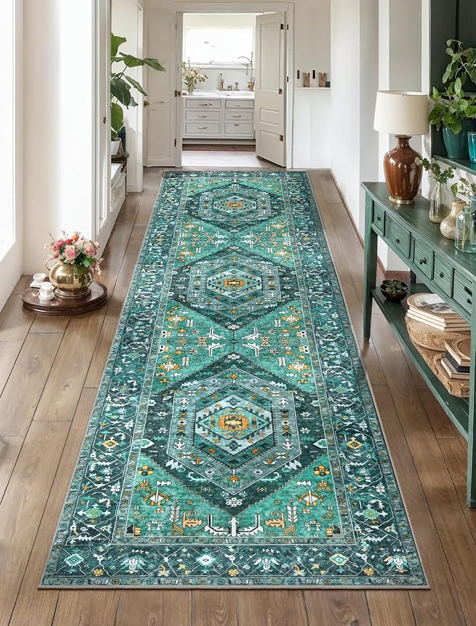 SERISSA Boho Washable Runner Rug by SERISSAHomeDecorCollection
