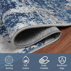 9x12 Area Rugs for Living Room Rug Washable: Abstract Large Rug for Dining Room - Image 3
