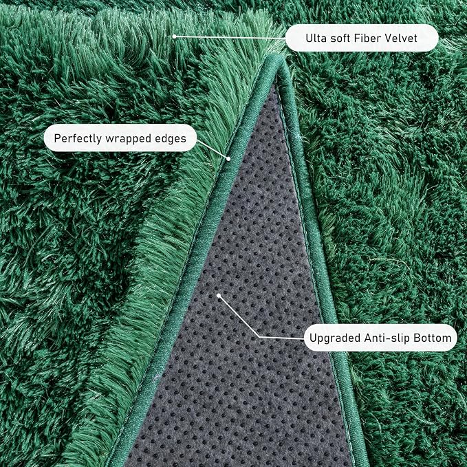 Rugs for Living Room 6x9, Soft Shaggy Modern Shag Area Rug for Bedroom - Image 5