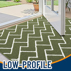OLANLY Front Door Mat, Non-Slip Rubber Backing, Dirt Resistant and Absorbent - Image 3