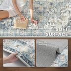 zesthome 5x7 Washable Rug-Stain Resistant Area Rugs - Image 6