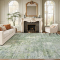 9x12 Area Rugs for Living Room, Non-Slip Machine Washable Vintage Rugs by Soalmost